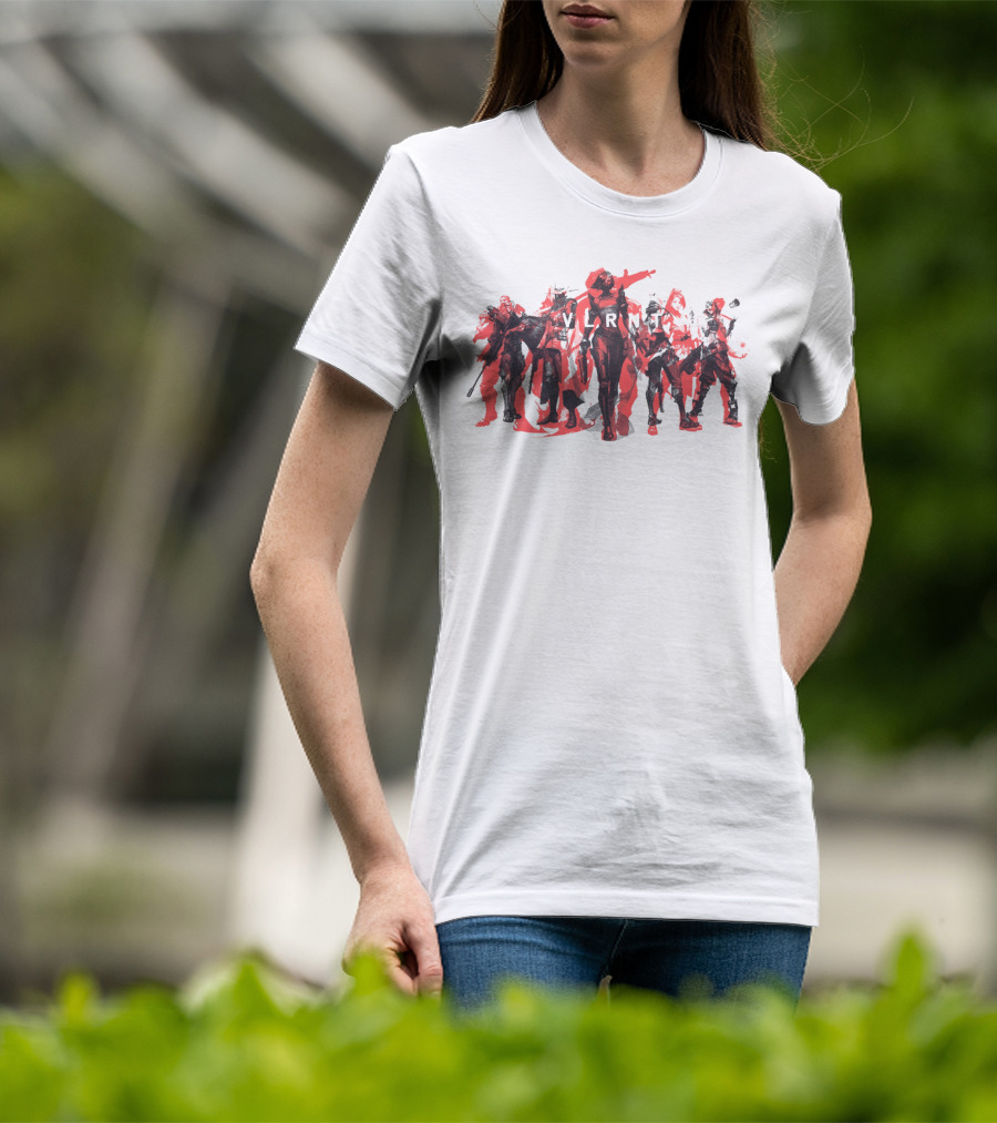 Valorant Agent Character Lineup Merch T-Shirt