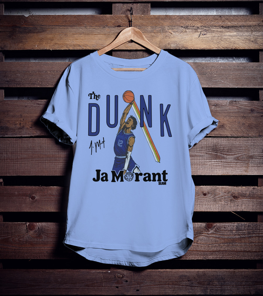 Ja Morant 12 The Dunk Slam Basketball T-Shirt