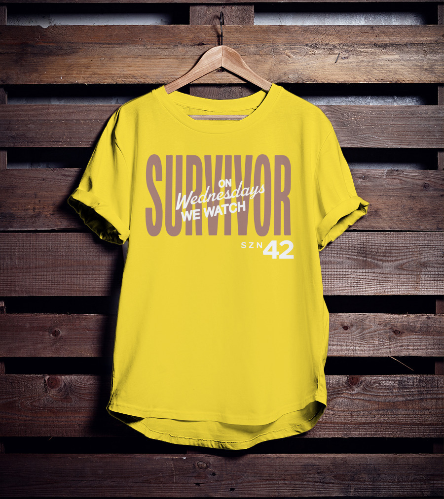 Survivor On Wednesdays We Watch SZN 42 T-Shirt