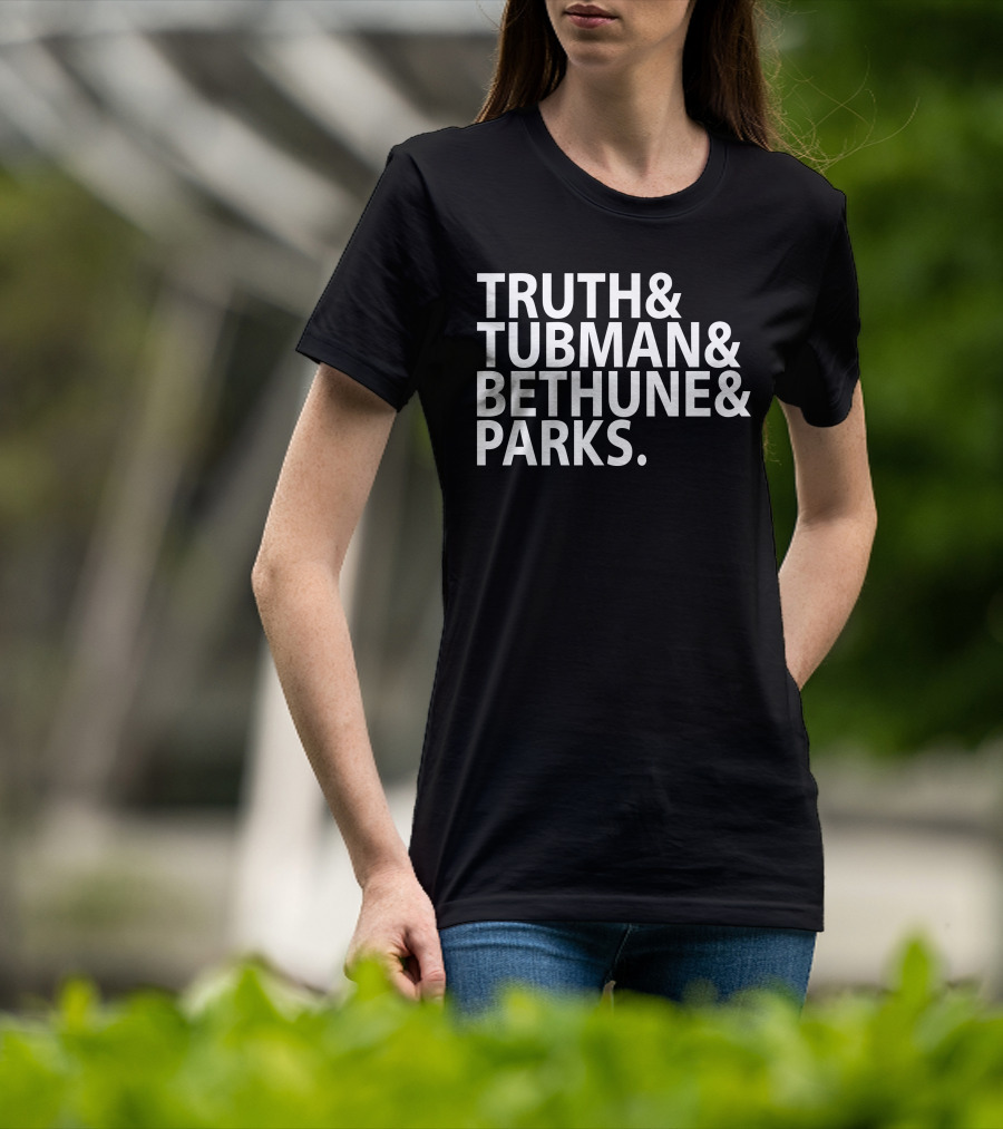 Truth Tubman Bethune Parks Black History Icons T-Shirt