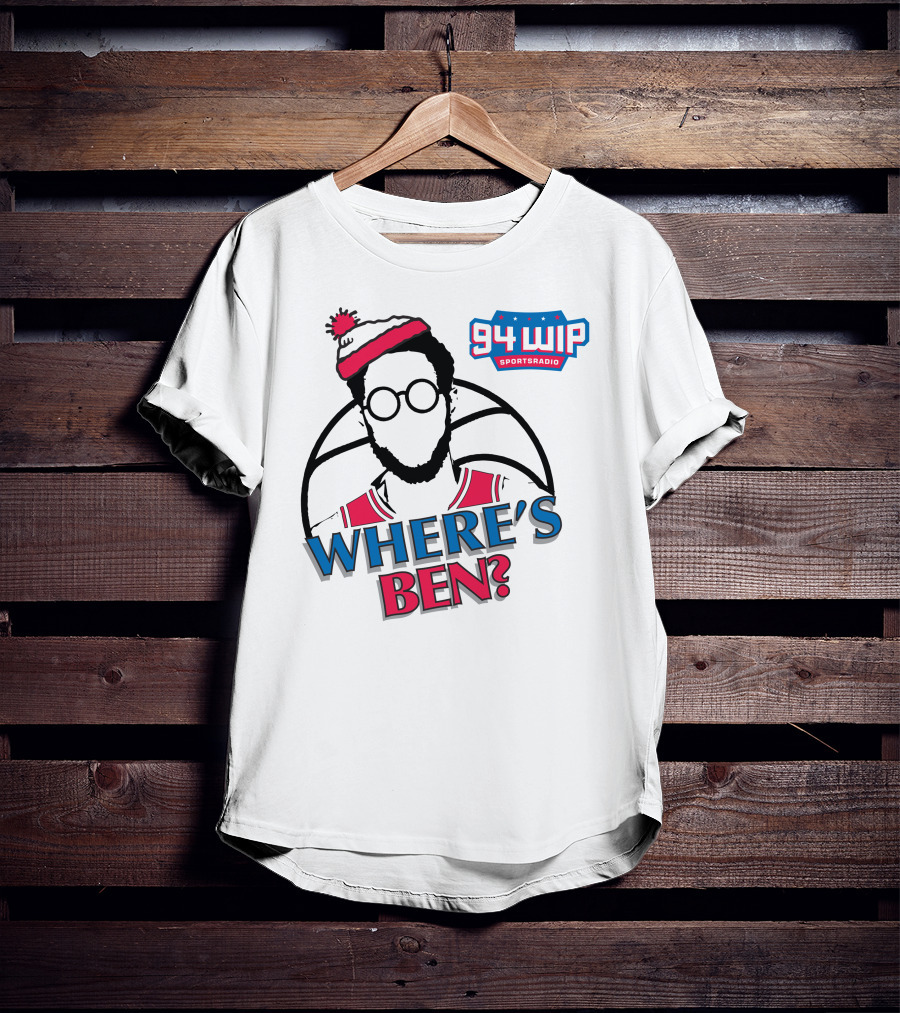 94 WIP Sports Radio Where's Ben? T-Shirt