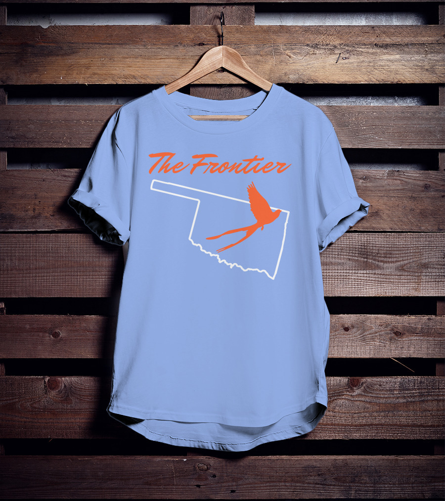 The Frontier Scissor Tail Oklahoma Outline T-Shirt