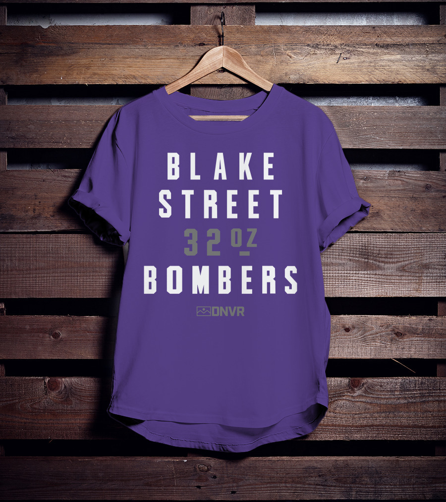 BLAKE STREET 32 Oz BOMBERS DNVR T-Shirt