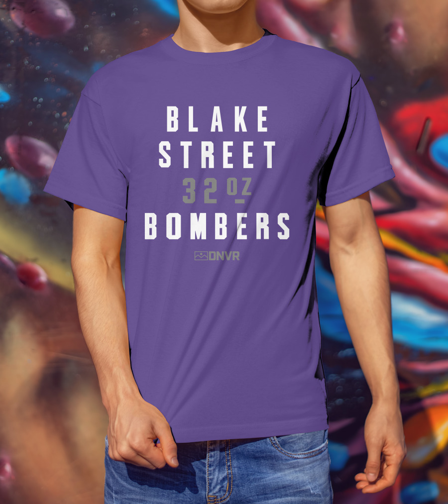 BLAKE STREET 32 Oz BOMBERS DNVR T-Shirt