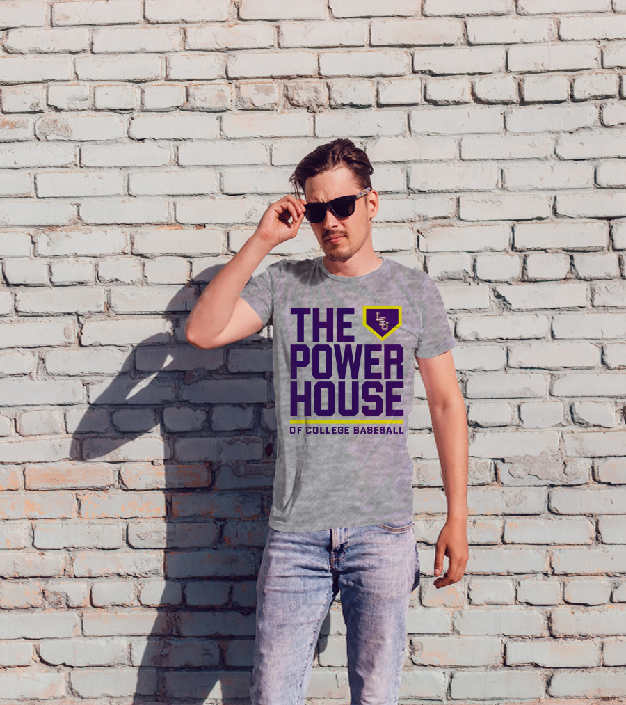 LSU The Power House Of College Baseball T-Shirt