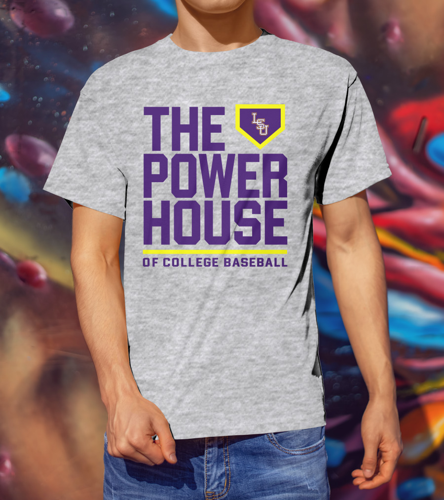 LSU The Power House Of College Baseball T-Shirt