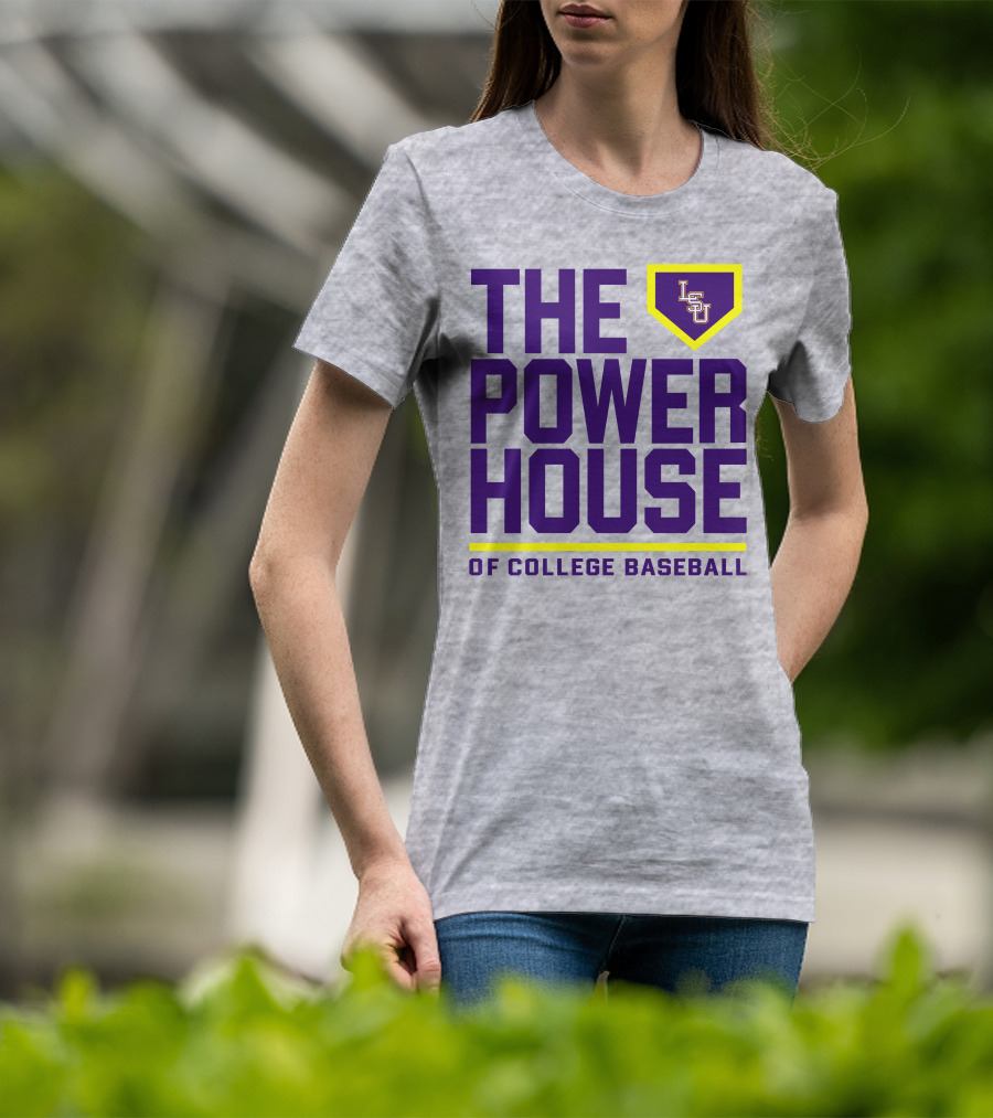 LSU The Power House Of College Baseball T-Shirt