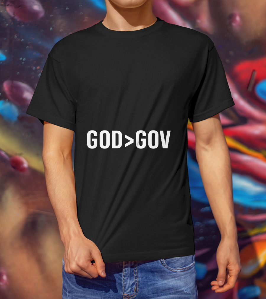 God Greater Than Gov T-Shirt