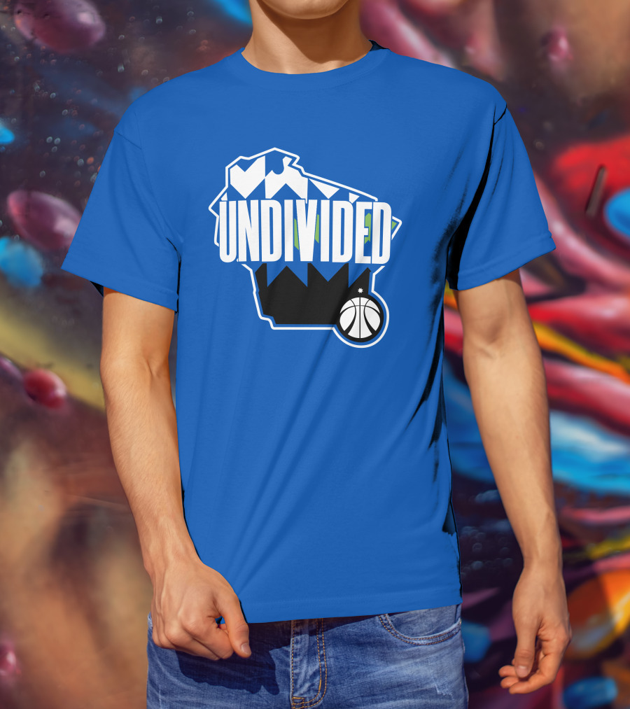 Pat Connaughton Undivided Milwaukee Basketball Map Blue T-Shirt