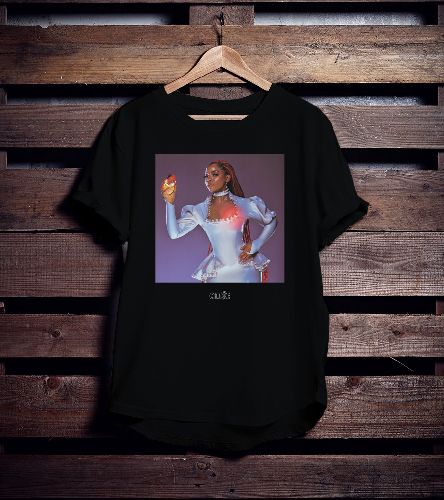Chloe In Pieces Holding Crystal Heart T-Shirt