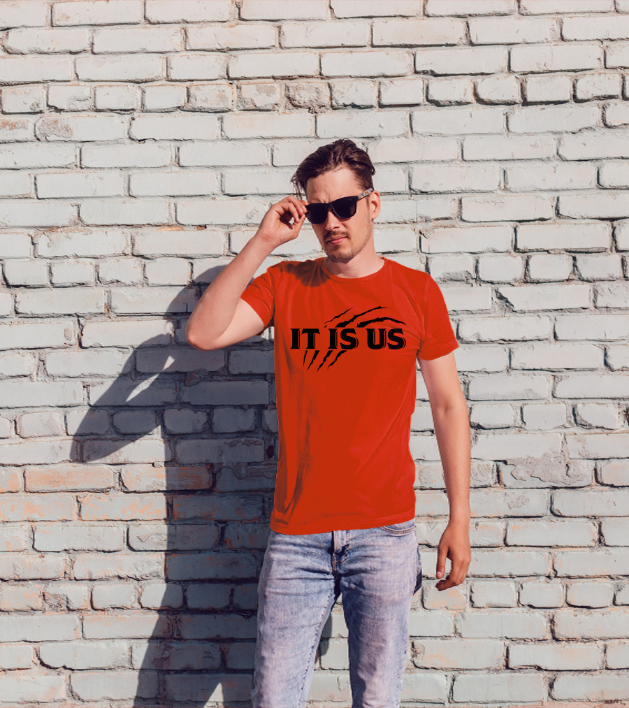 Cincinnati Bengals It Is Us Fan Claw Marks T-Shirt