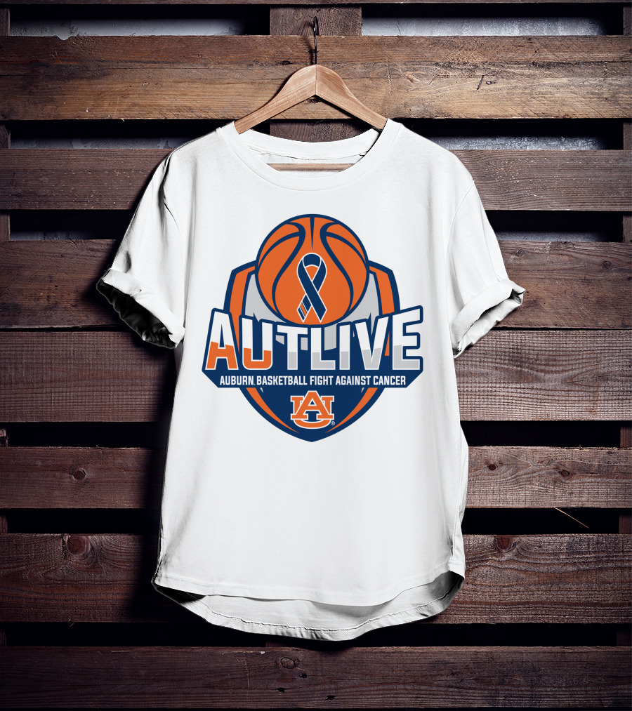 Autlive Auburn Basketball Fight Against Cancer T-Shirt