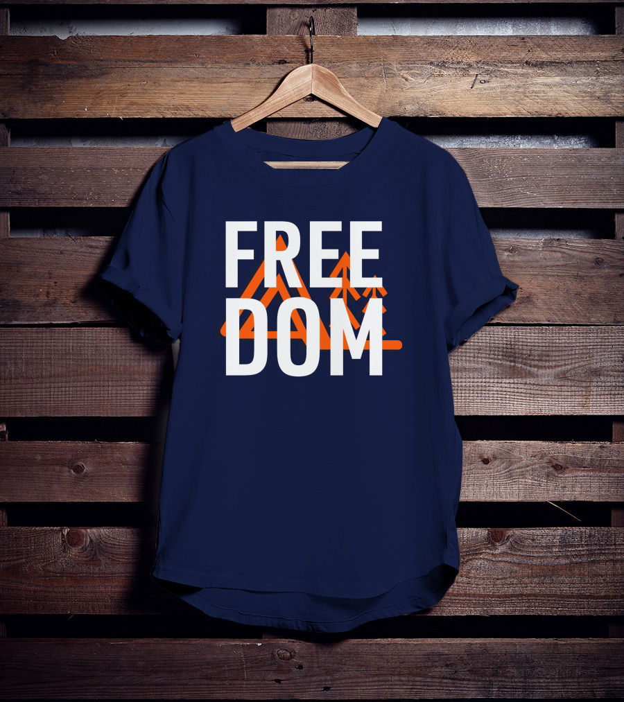 FREE DOM Mountains Adventure T-Shirt
