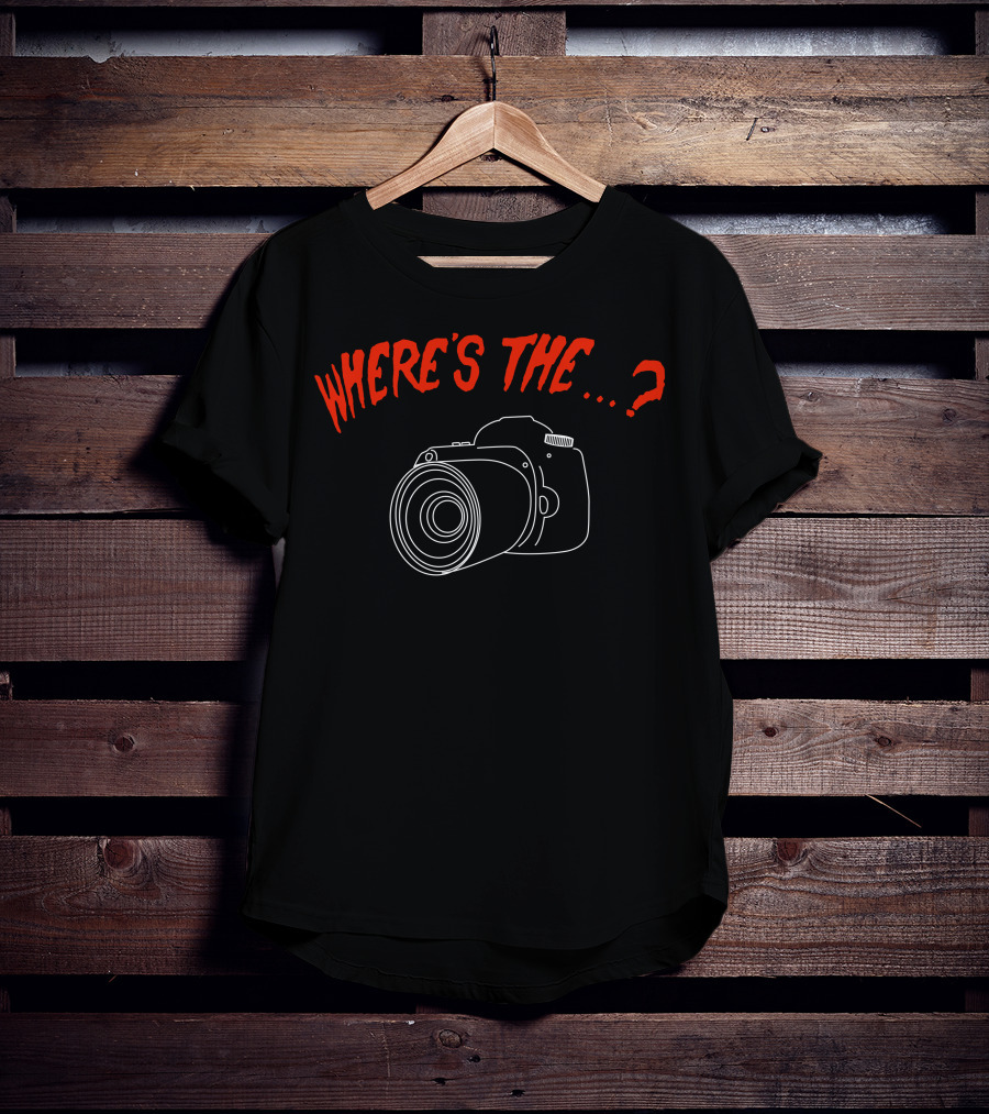 Murder With My Husband Where's The Camera Files T-Shirt