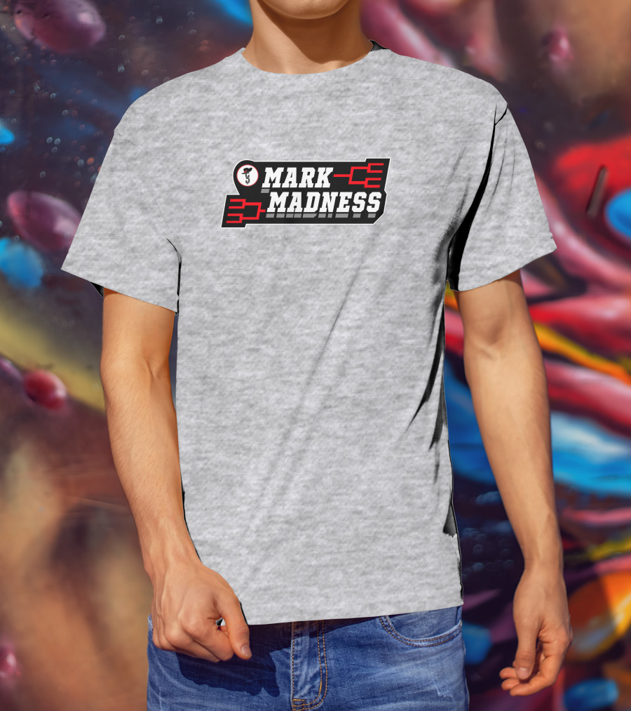 Csc Gamblin' Gauchos Mark Madness Basketball Tournament Bracket T-Shirt