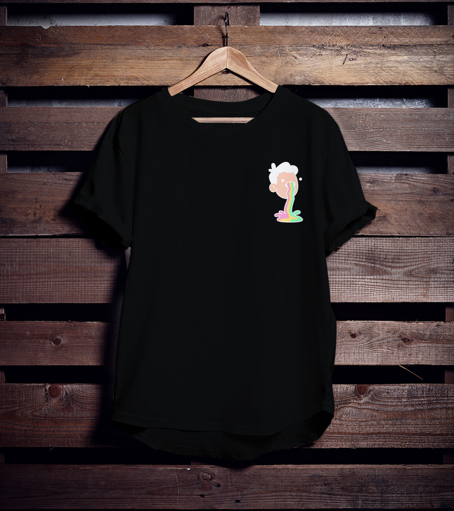 Doodles Merch Mascot Rainbow Vomit T-Shirt