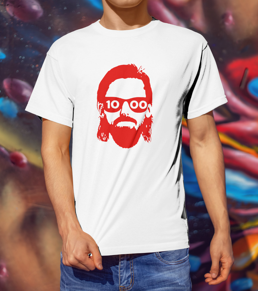 Detroit Red Wings Marc Staal 1000th Game Beard T-Shirt