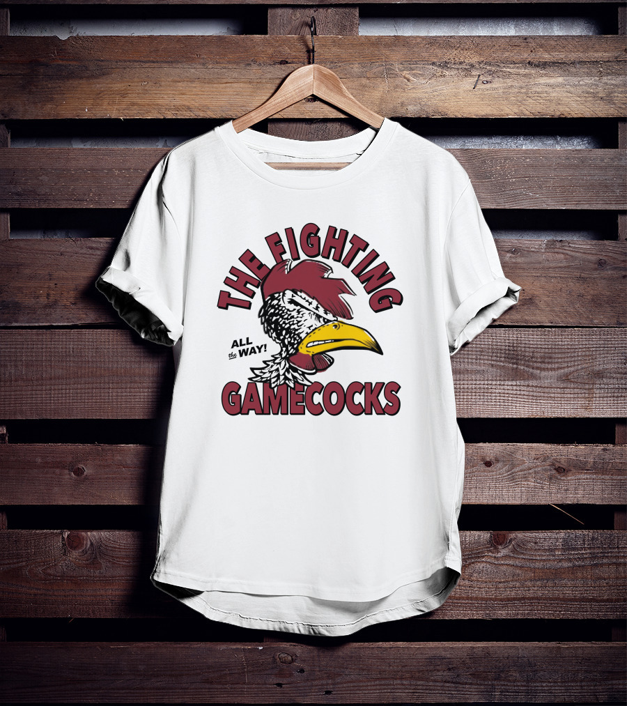 Corey Rucker South Carolina The Fighting Gamecocks All The Way T-Shirt