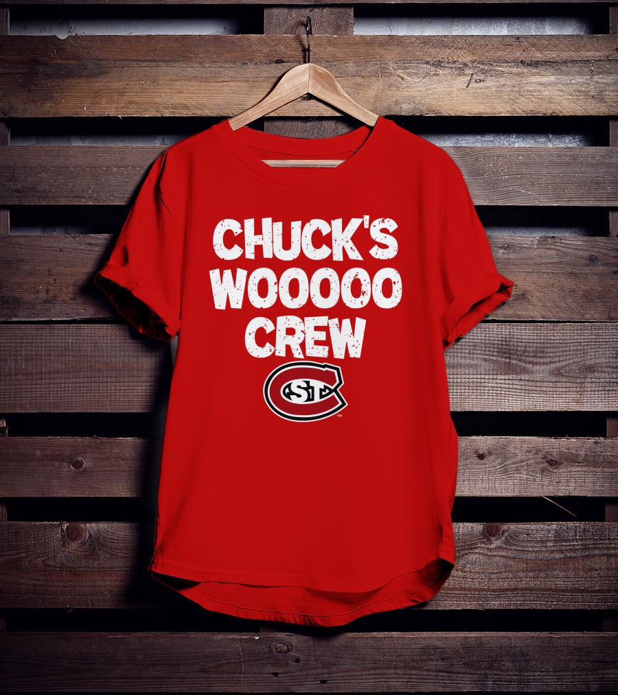 St. Cloud State Huskies Chuck's Wooooo Crew SCSU T-Shirt