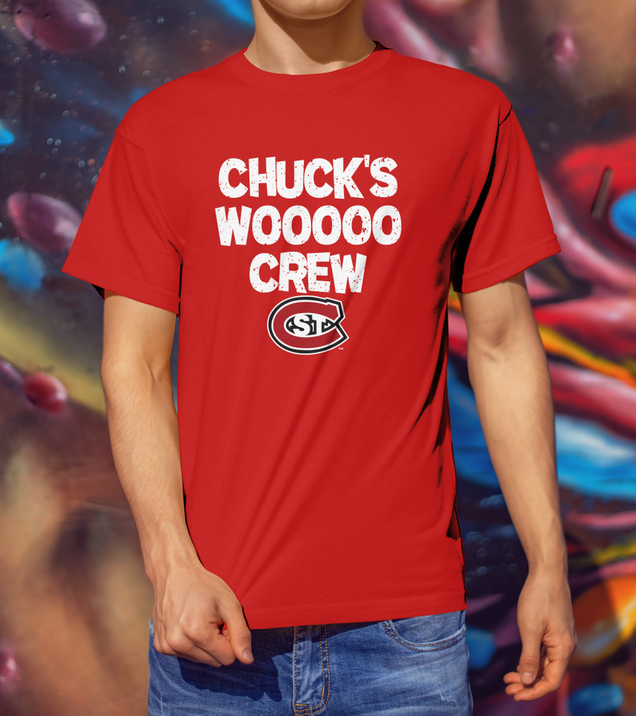 St. Cloud State Huskies Chuck's Wooooo Crew SCSU T-Shirt