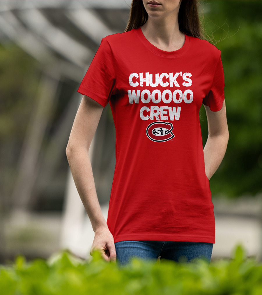St. Cloud State Huskies Chuck's Wooooo Crew SCSU T-Shirt