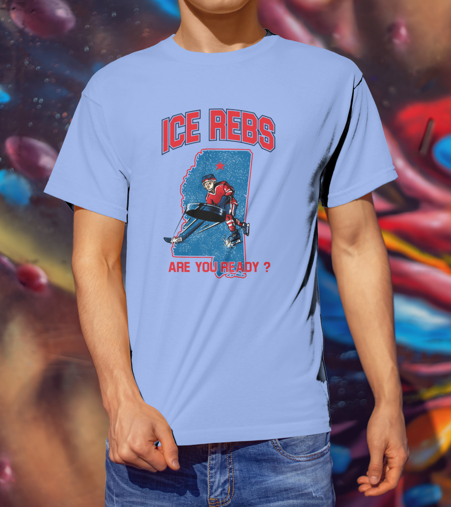 Ole Miss Ice Hockey Ice Rebs Are You Ready? T-Shirt