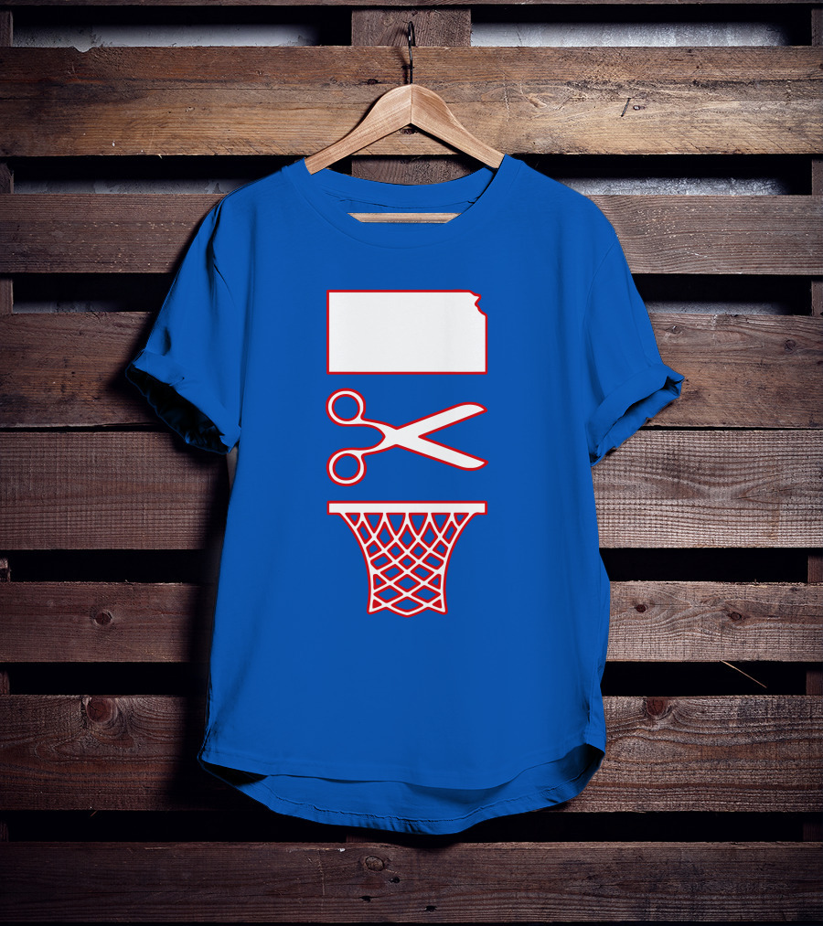 Rock Chalk Blog Kansas Jayhawks Net Cutting Victory T-Shirt