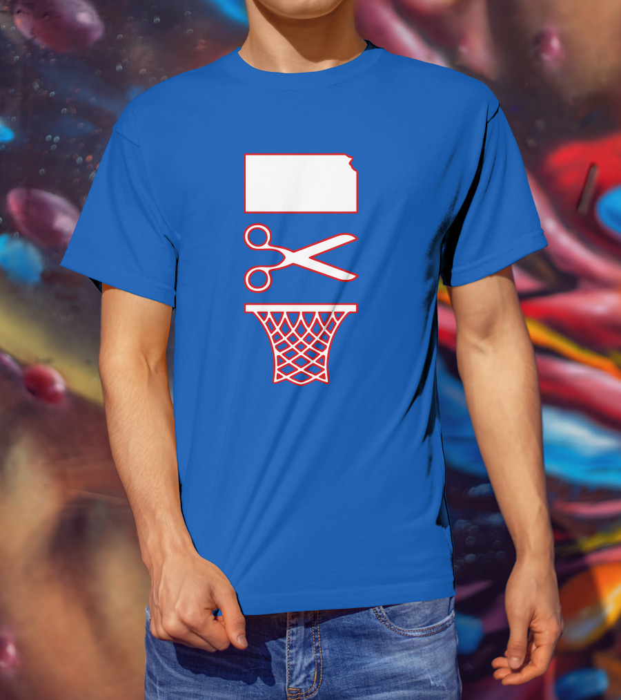 Rock Chalk Blog Kansas Jayhawks Net Cutting Victory T-Shirt