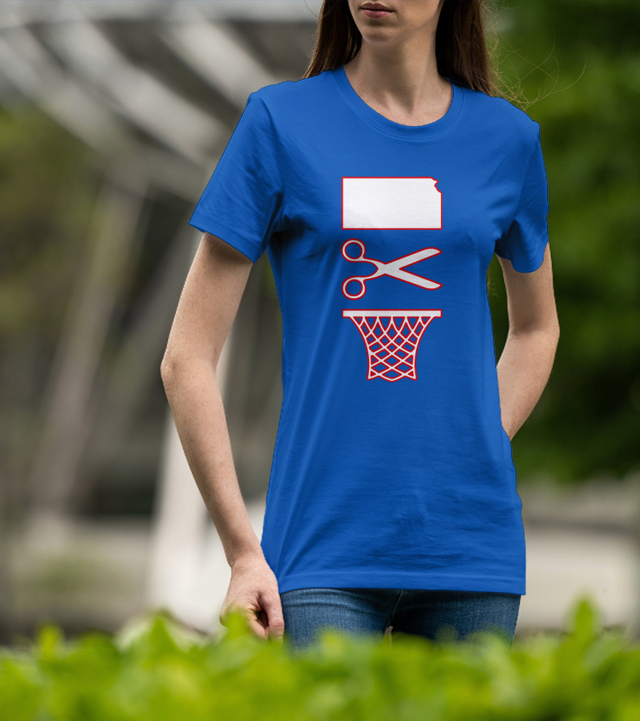 Rock Chalk Blog Kansas Jayhawks Net Cutting Victory T-Shirt