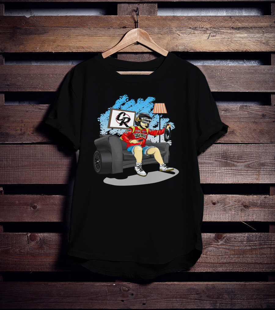 Couch Racer Brett Griffin Racing Fan Couch Racer Merch T-Shirt