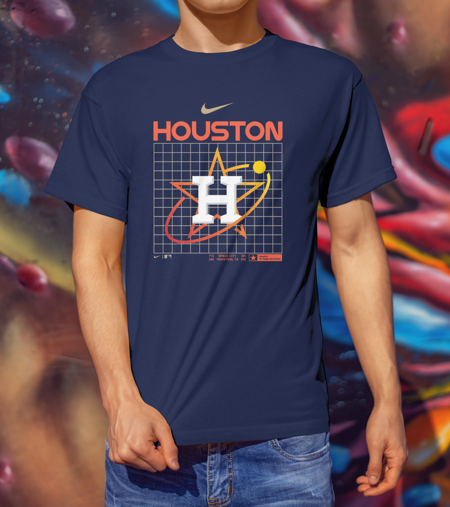 HOUSTON Astros Space City Houston TX MLB The Eagle Has Landed T-Shirt