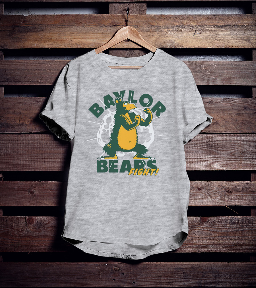 Baylor Bears Fight Vintage Style Homefield Store T-Shirt