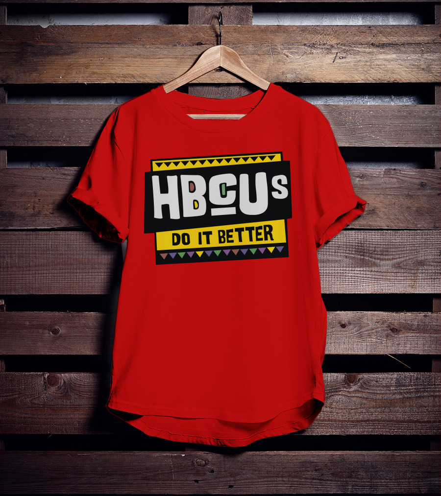 Hbcus Do It Better African Pattern Style T-Shirt
