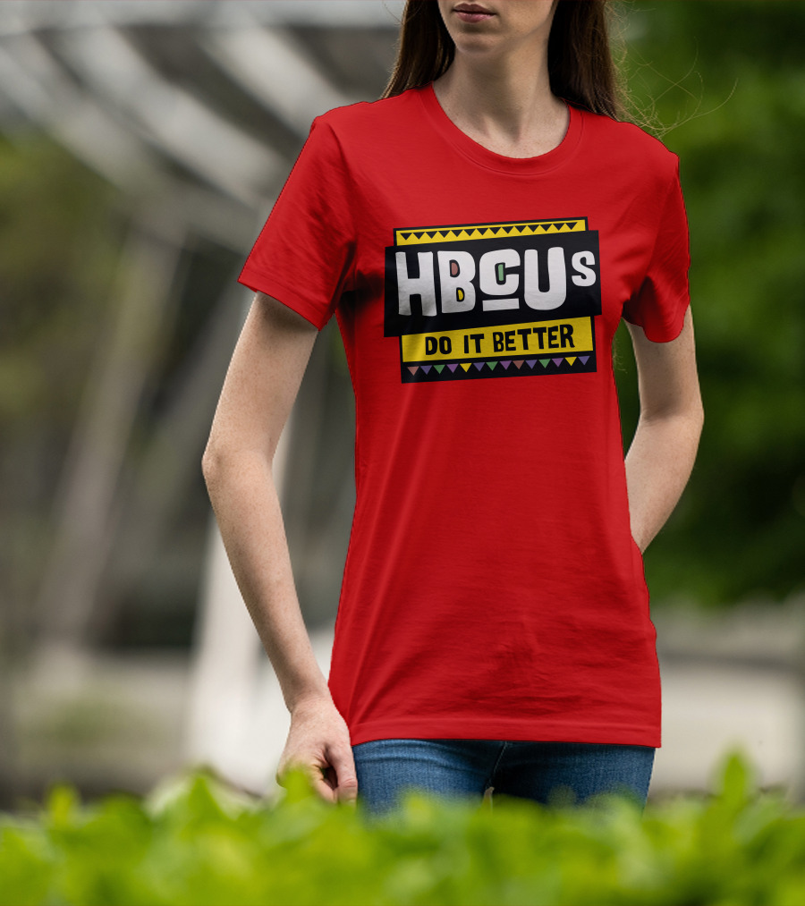 Hbcus Do It Better African Pattern Style T-Shirt
