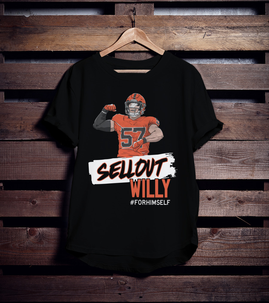 Sellout Willy Forhimself Barstoolsports Football Player T-Shirt