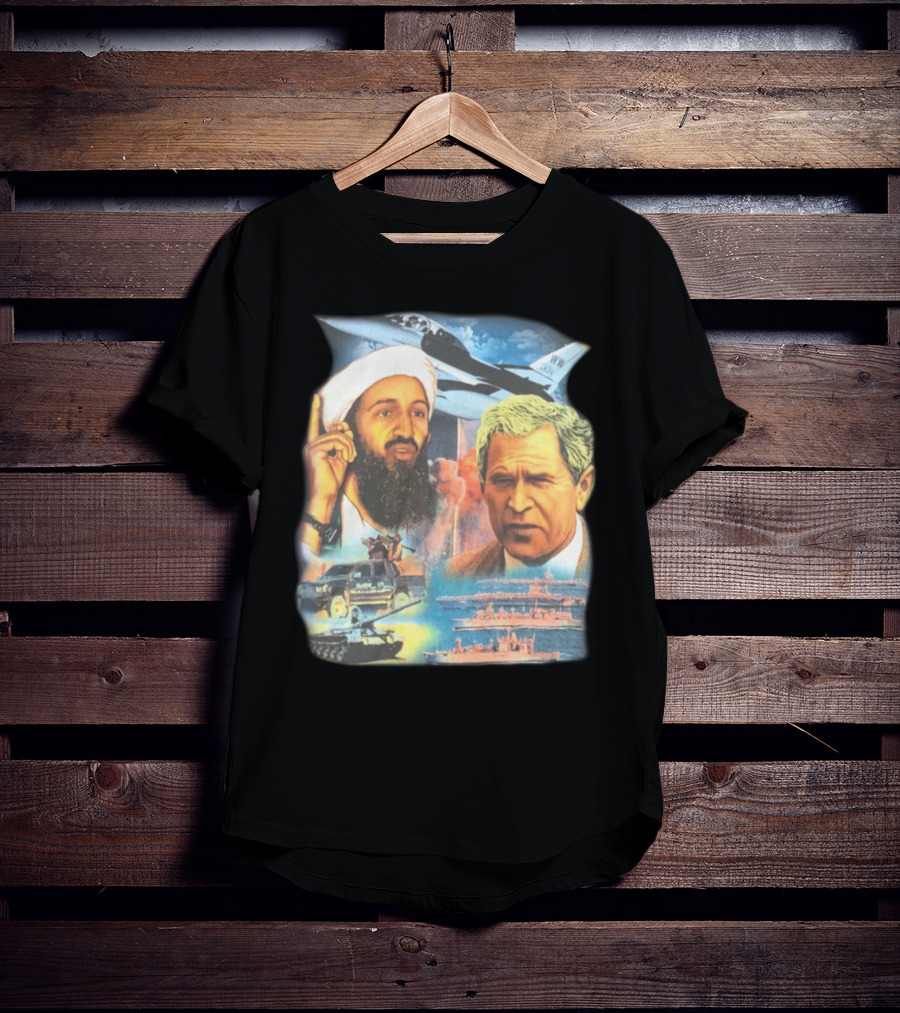 Illusive Music Merch Pure Evil Gas Station Featuring Political Figures And Military T-Shirt