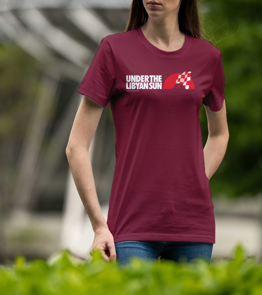 Ste Hoare Under The Libyan Sun Racing Checkered Flag T-Shirt