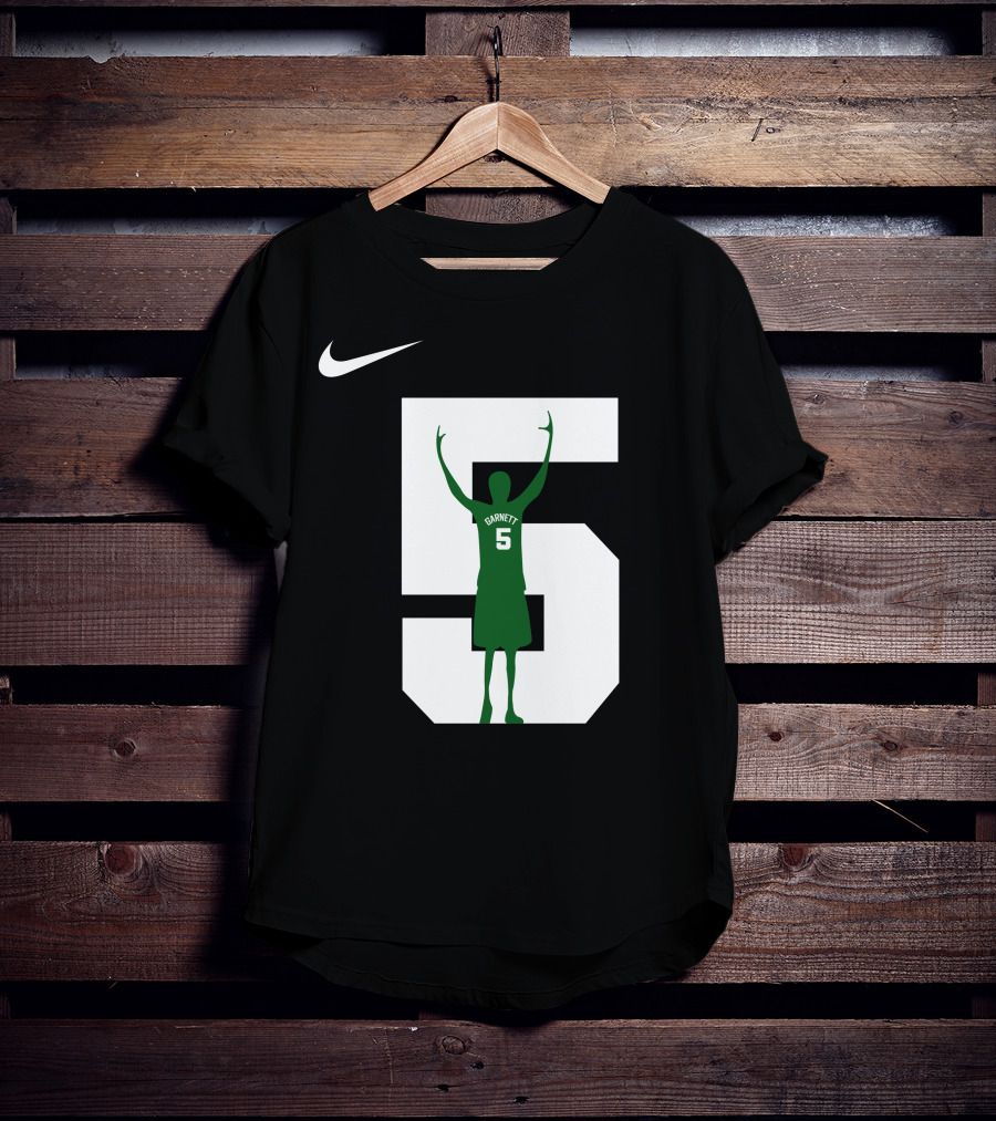Kevin Garnett 5 Celtics NBC Sports Boston Honor T-Shirt