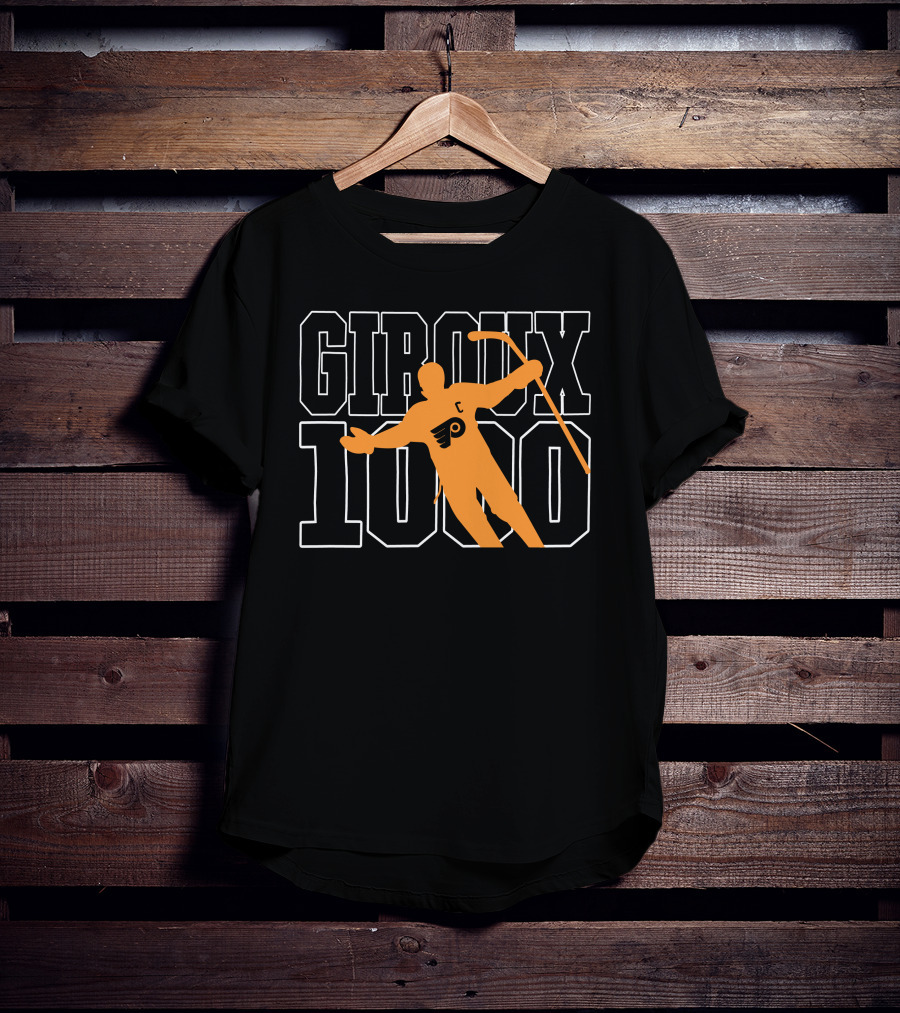 Giroux 1000 Philadelphia Flyers Hockey T-Shirt