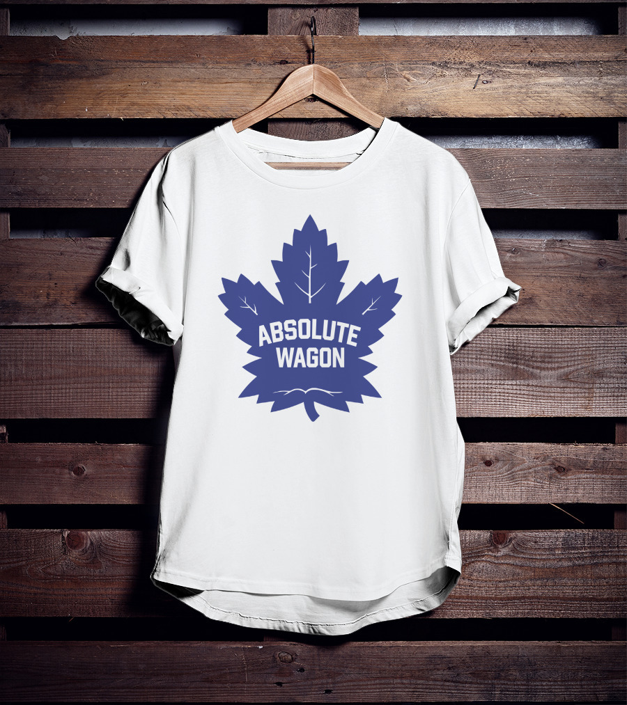 Spittin' Chiclets Merchandise Absolute Wagon Maple Leaf T-Shirt