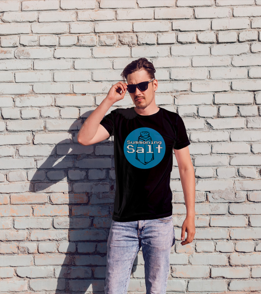 Summoning Salt Retro Gaming Icon With Pixel Art Salt Shaker T-Shirt