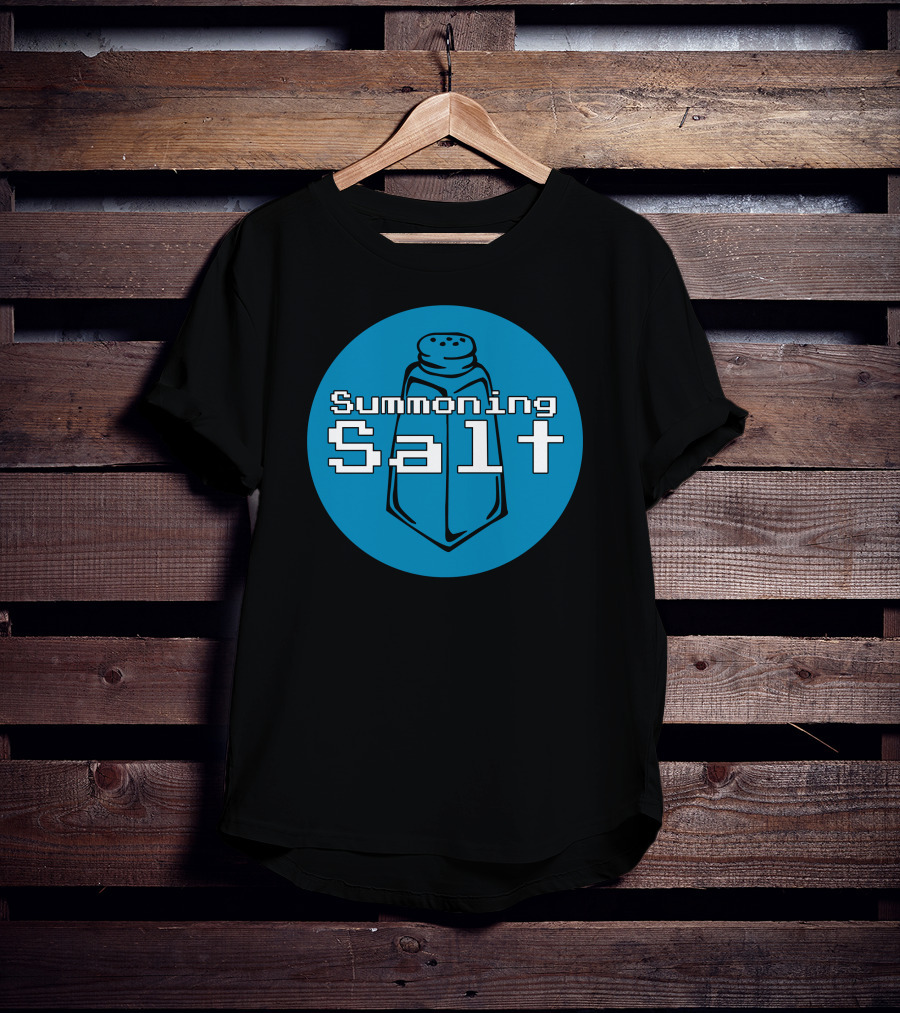 Summoning Salt Retro Gaming Icon With Pixel Art Salt Shaker T-Shirt