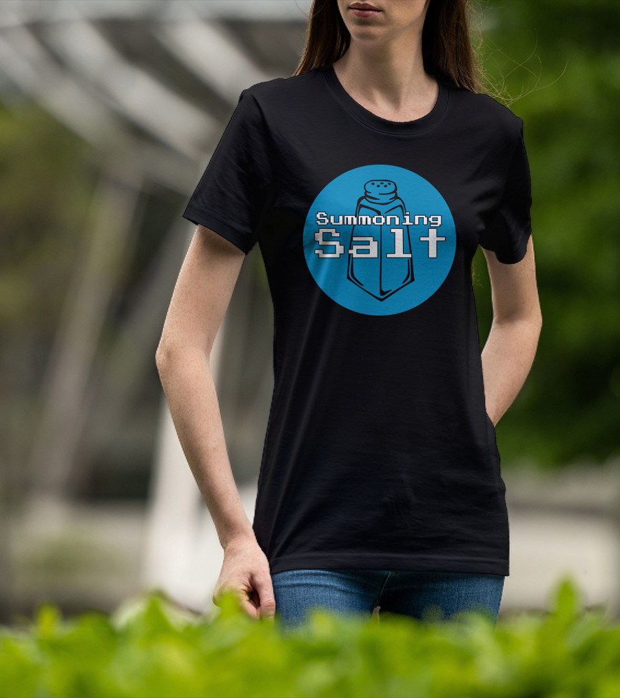 Summoning Salt Retro Gaming Icon With Pixel Art Salt Shaker T-Shirt