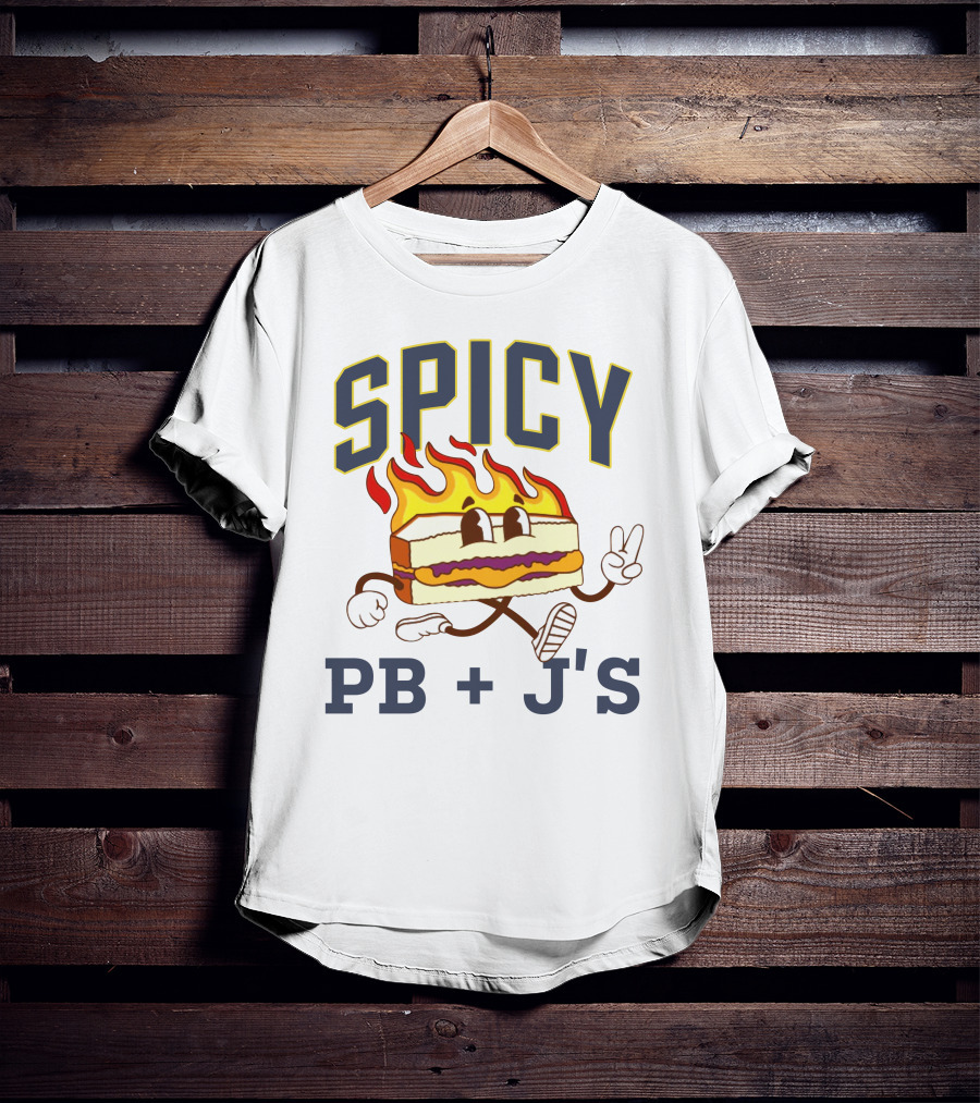Kevin Kfc Clancy John Feits Feitelberg Spicy PB And J's Flamin’ Sandwich Character T-Shirt