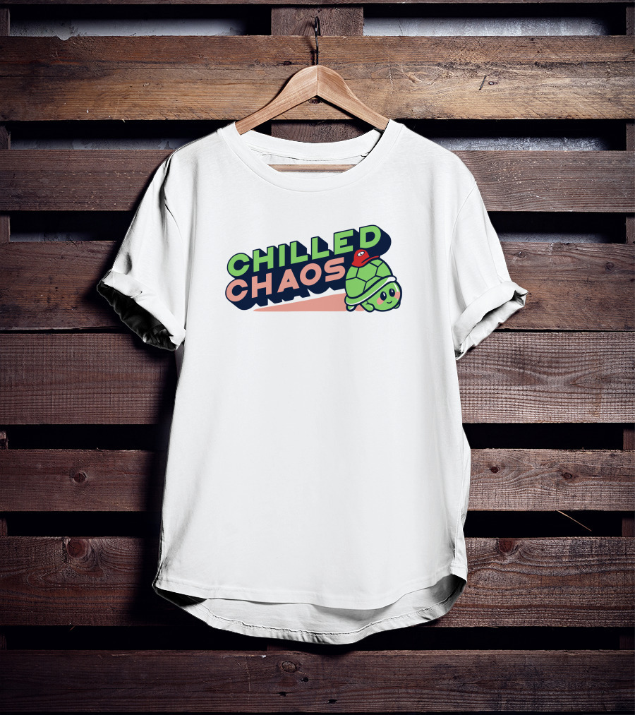 Chilledchaos Chilled Chaos Turtle Gaming Character T-Shirt