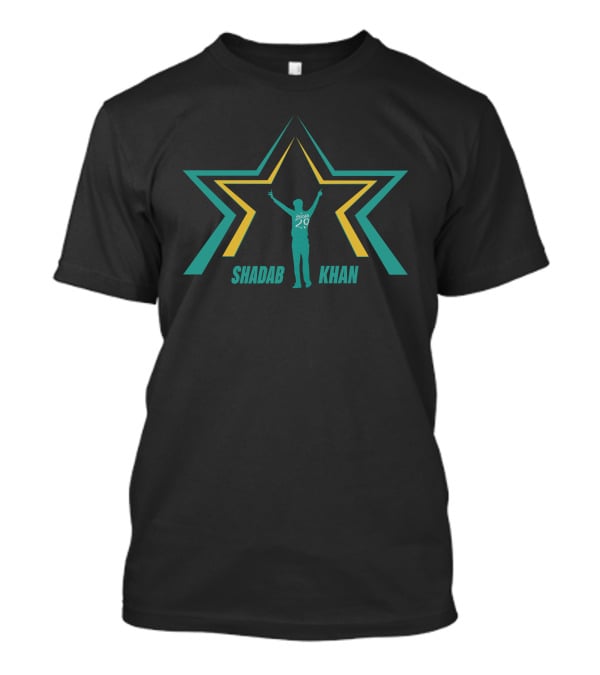 Shadab Khan Star Celebration Number 29 PCB Shop T-Shirt