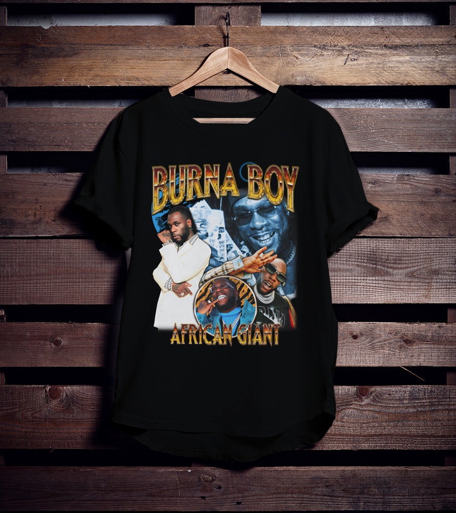 Burna Boy African Giant Sparkboyzco Merch T-Shirt
