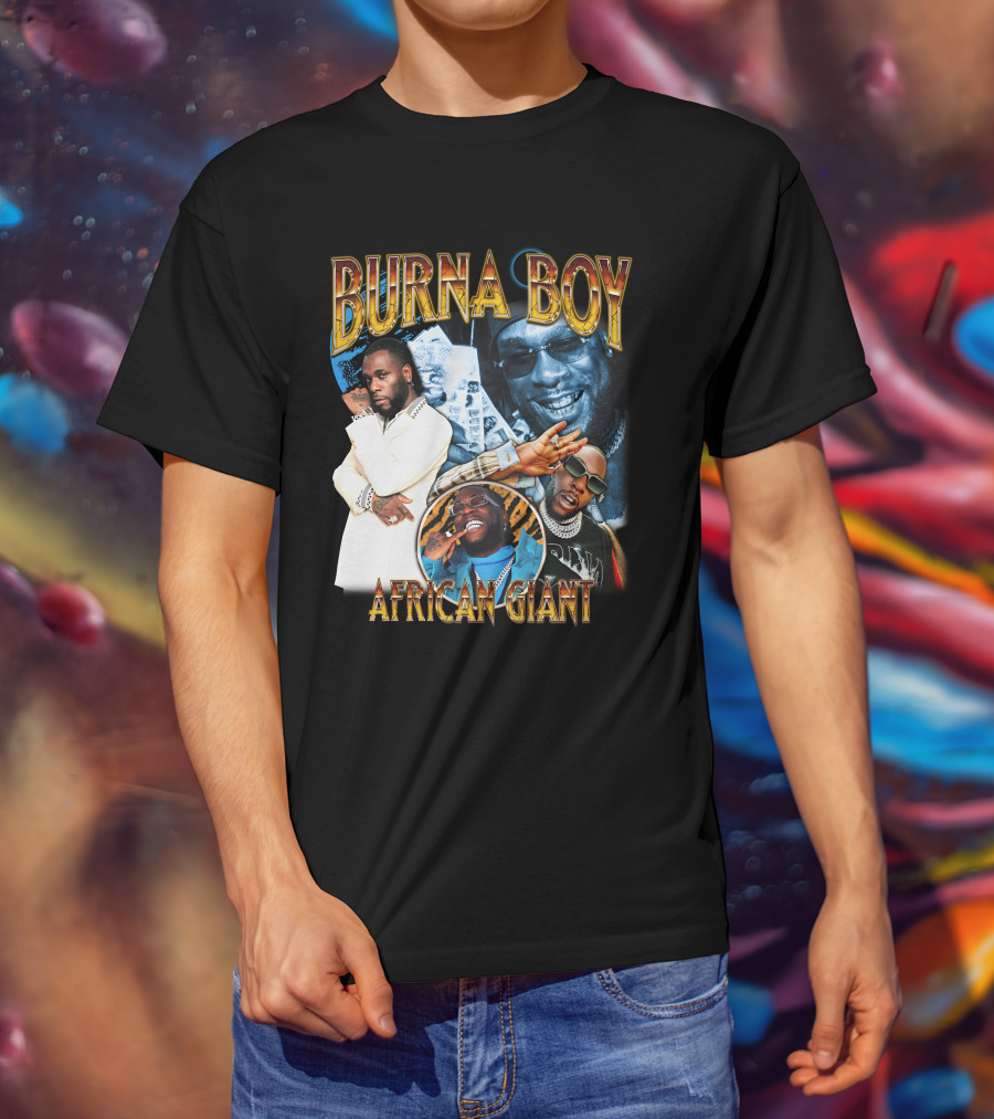 Burna Boy African Giant Sparkboyzco Merch T-Shirt