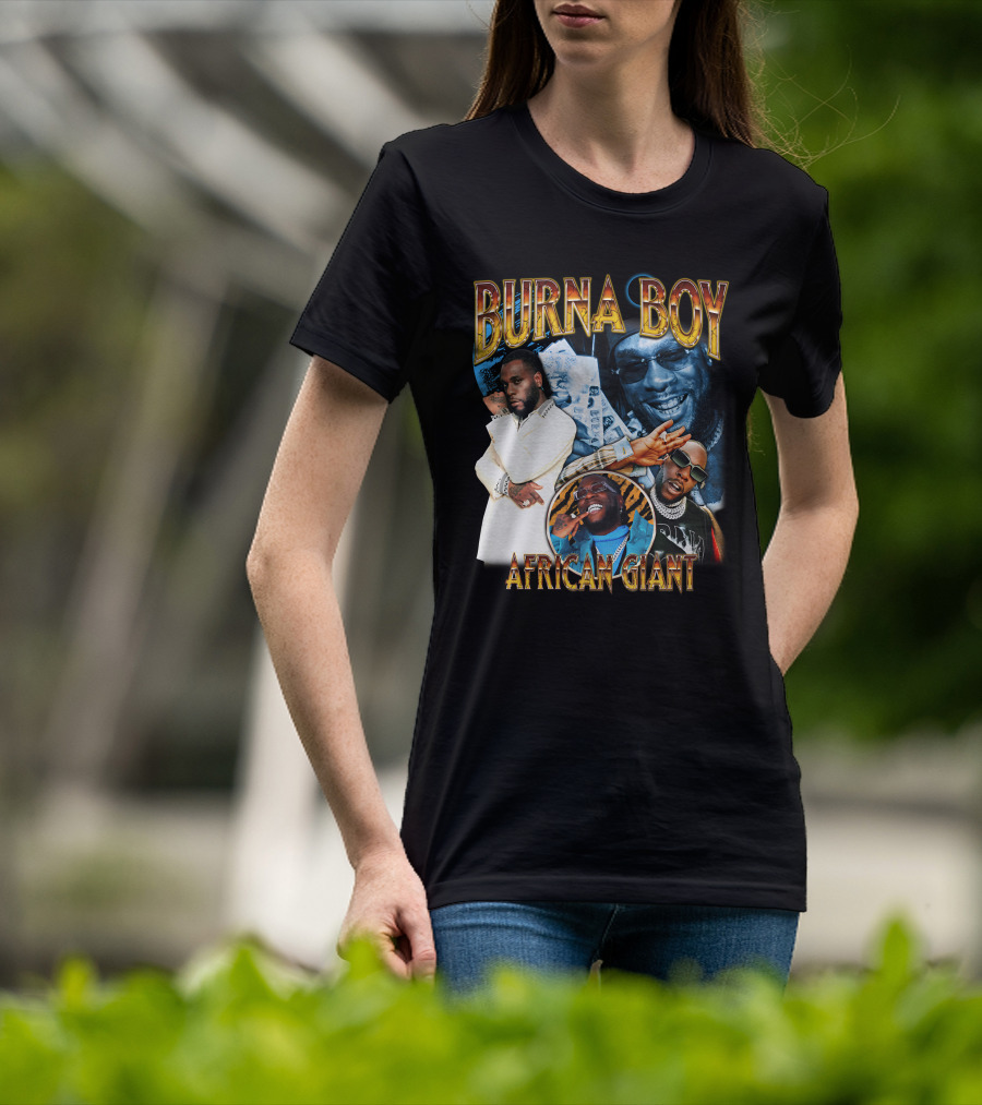 Burna Boy African Giant Sparkboyzco Merch T-Shirt