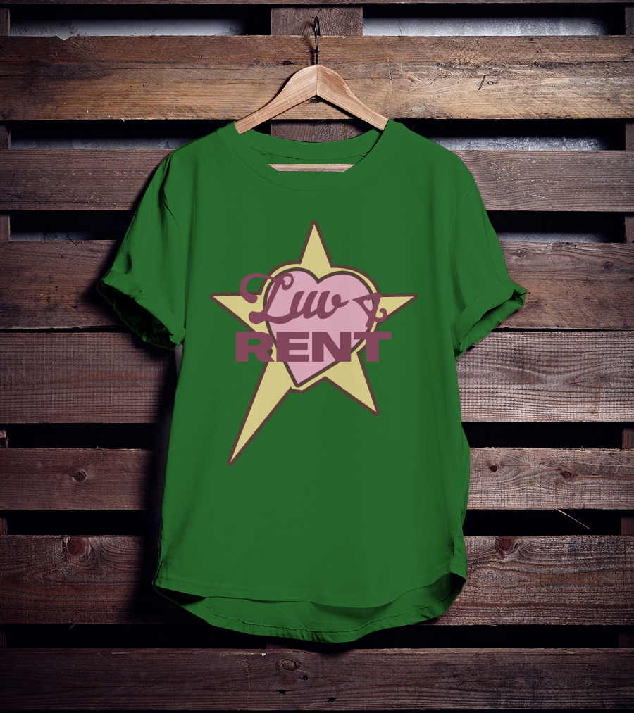 Smino Luv 4 Rent Pink Heart Star T-Shirt